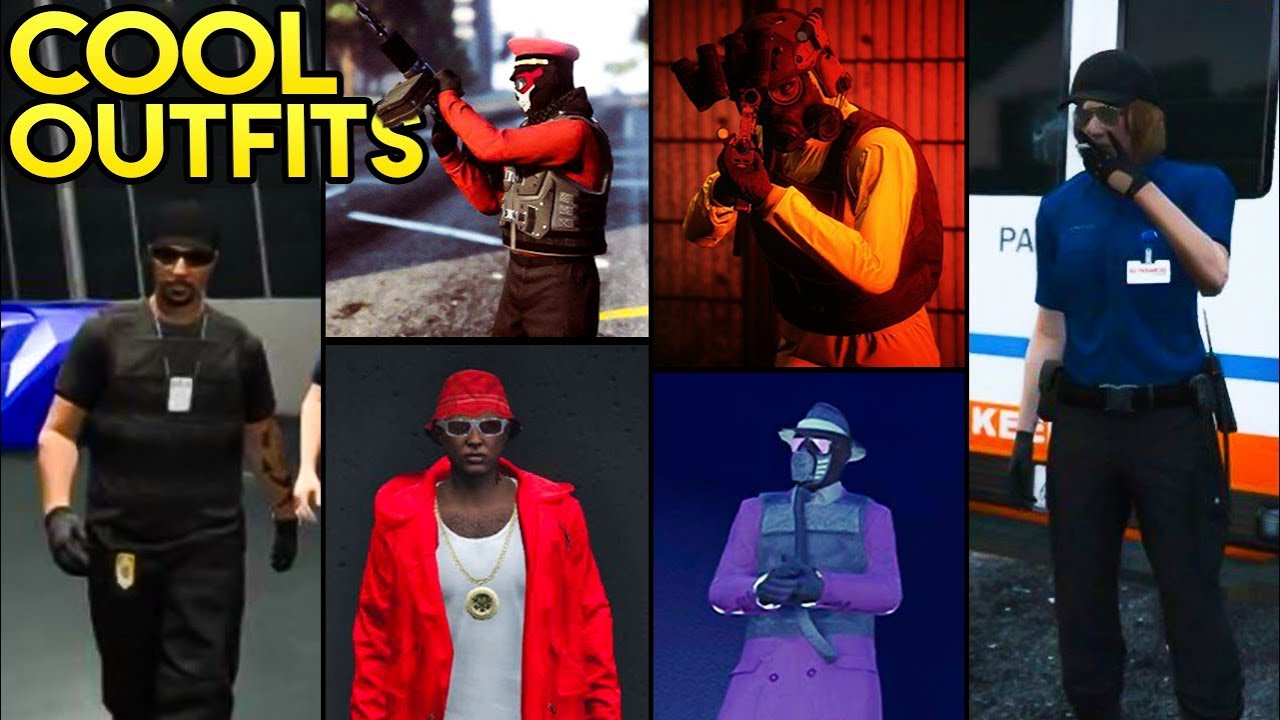 GTA Online Fashion Friday: 25+ AWESOME OUTFITS! (Paramedic, Detective, Biohazard, Rappers & More)