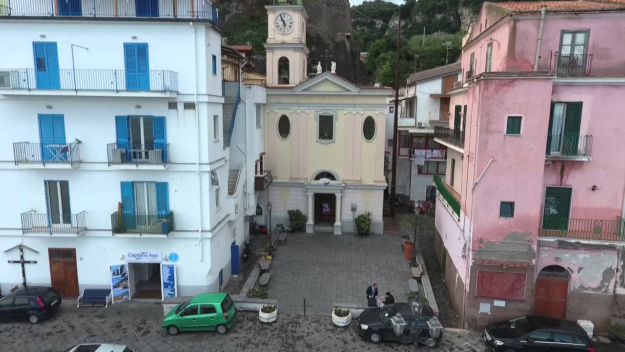 fly to sorrento amalfi coast - marina grande - drone dji phantom 4