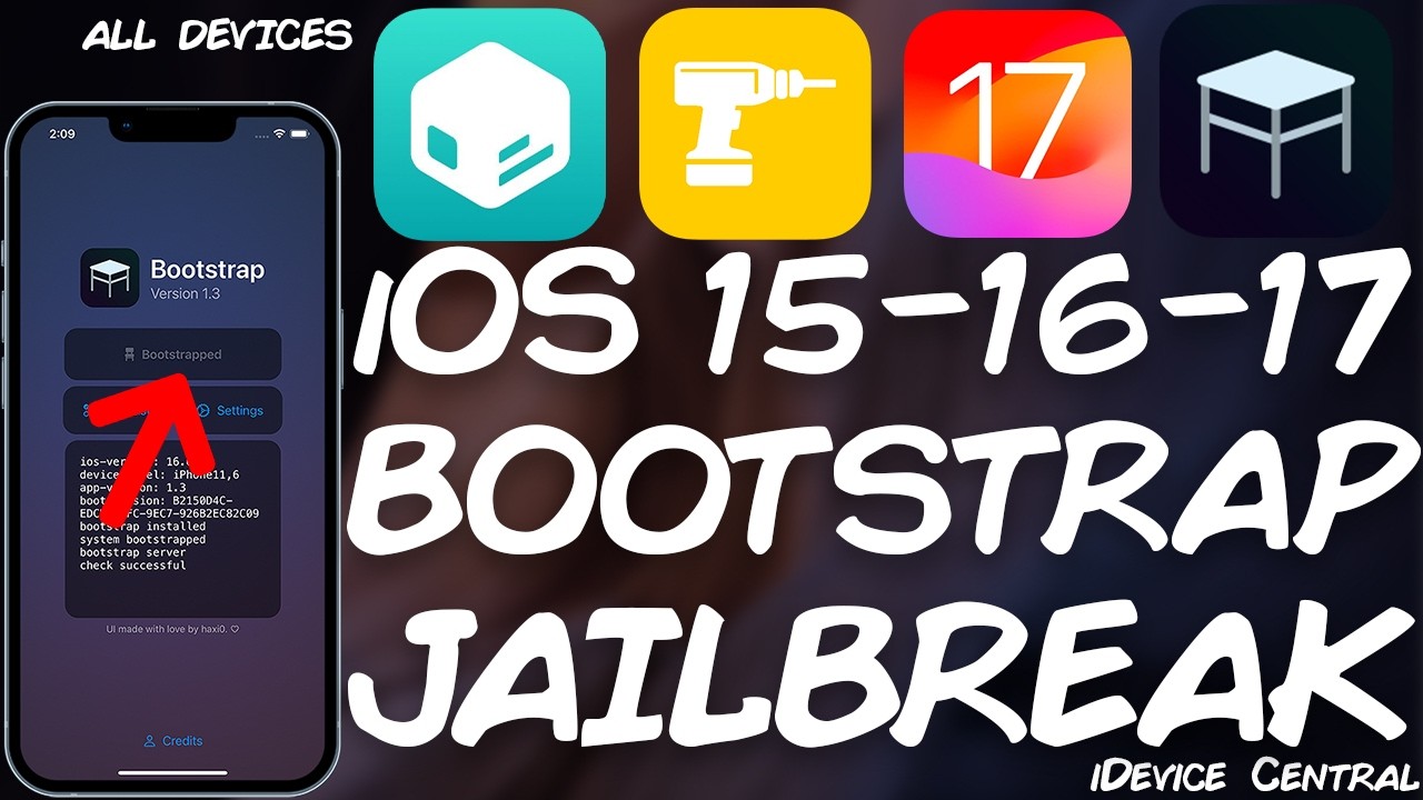 iOS 16 - 17 (ALL Devices) Jailbreak: RootHide Bootstrap MASSIVE Update RELEASED! Run REAL Tweaks!