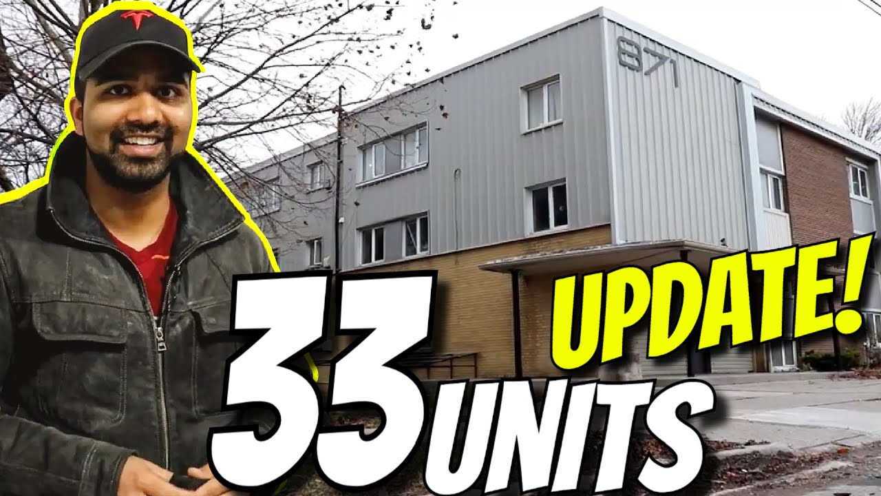Buying His First Apartment Building Update | 33 Unit Multi Family BRRRR Tour in London, Ontario