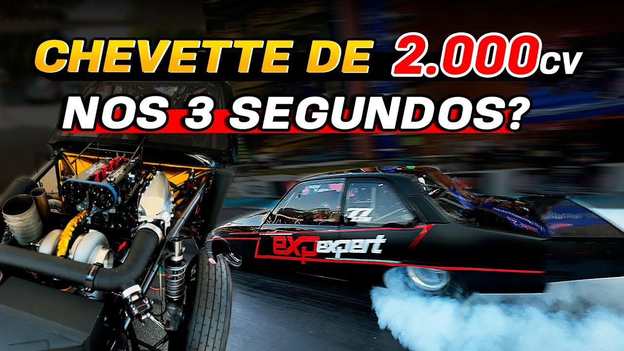 Chevette ou Foguete? Motor BILLET compound turbo e mais de 2.000cv!
