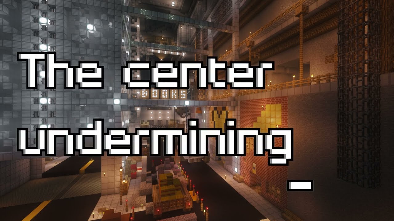 Minecraft Map 869 ( The center undermining ) Part 10