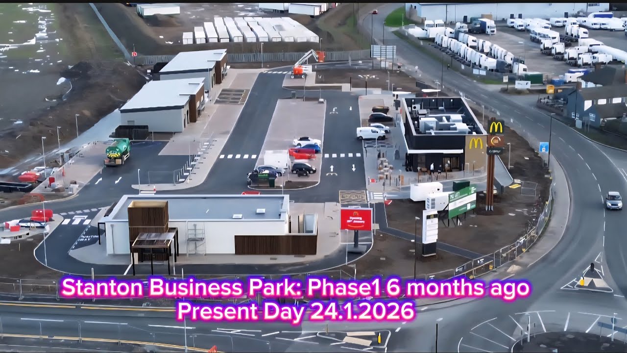 Stanton Business Park Ilkeston Phase1 June 2025 Phase2 Present Day 24.1.2026 