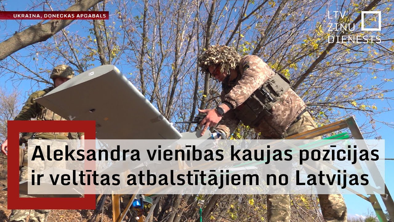 LTV frontē satiek Ukrainas karavīru no Latvijas