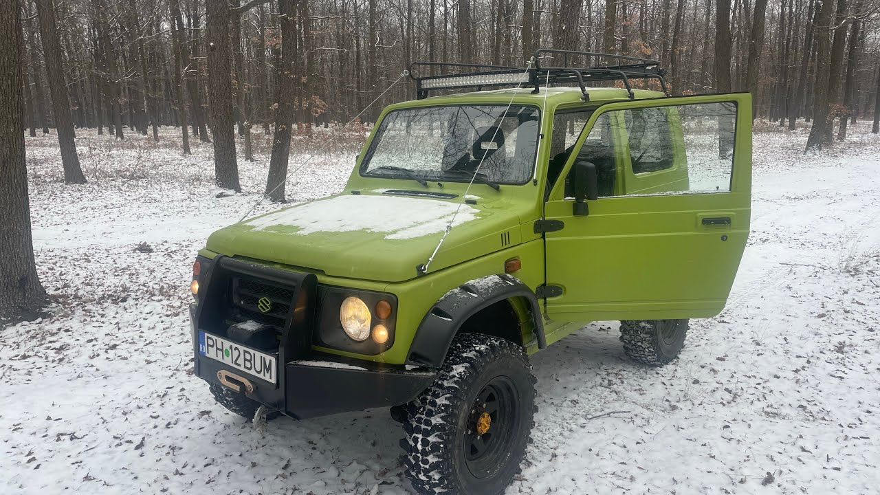 Suzuki samurai SJ80 OffRoad -prezentare si plimbare in padure