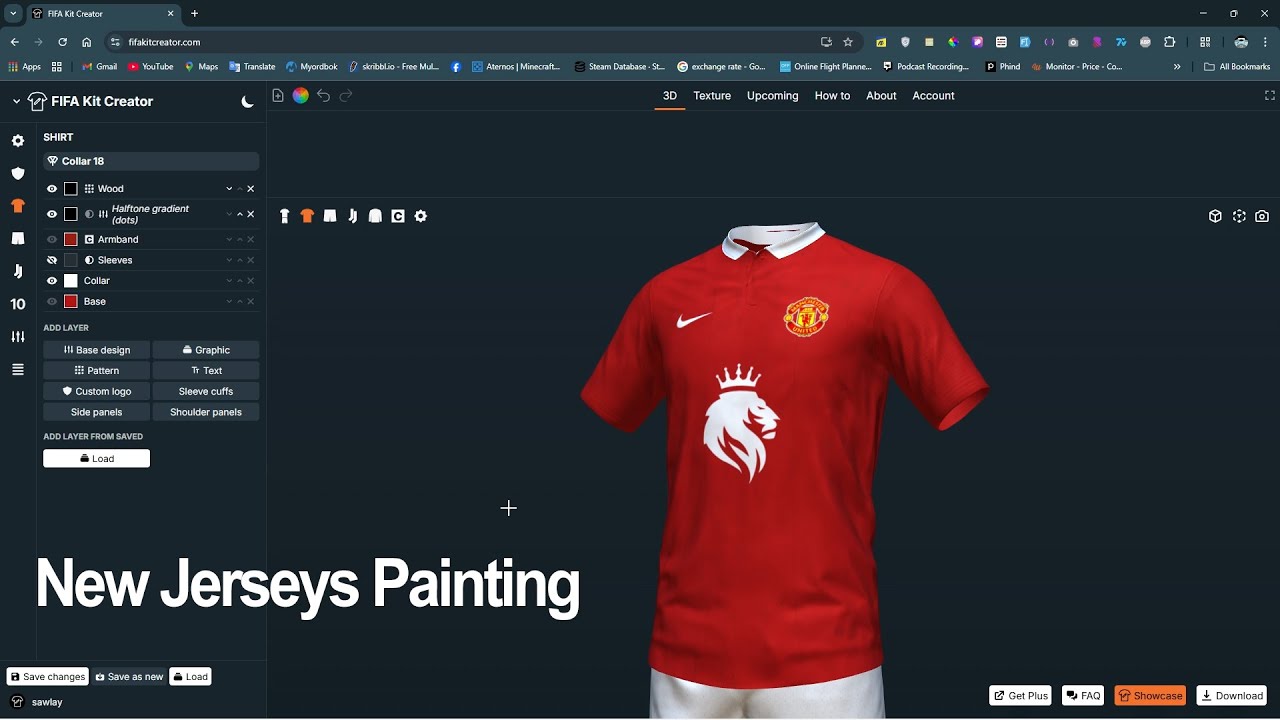 Making 2025 Season Man United Jersey for FIFA 23