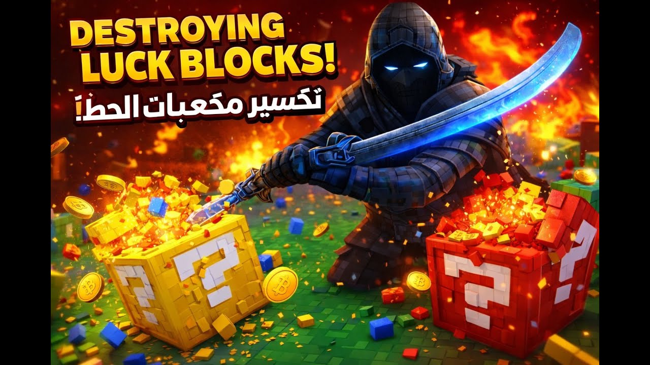 روبلوكس مكعبات الحظ  #roblox