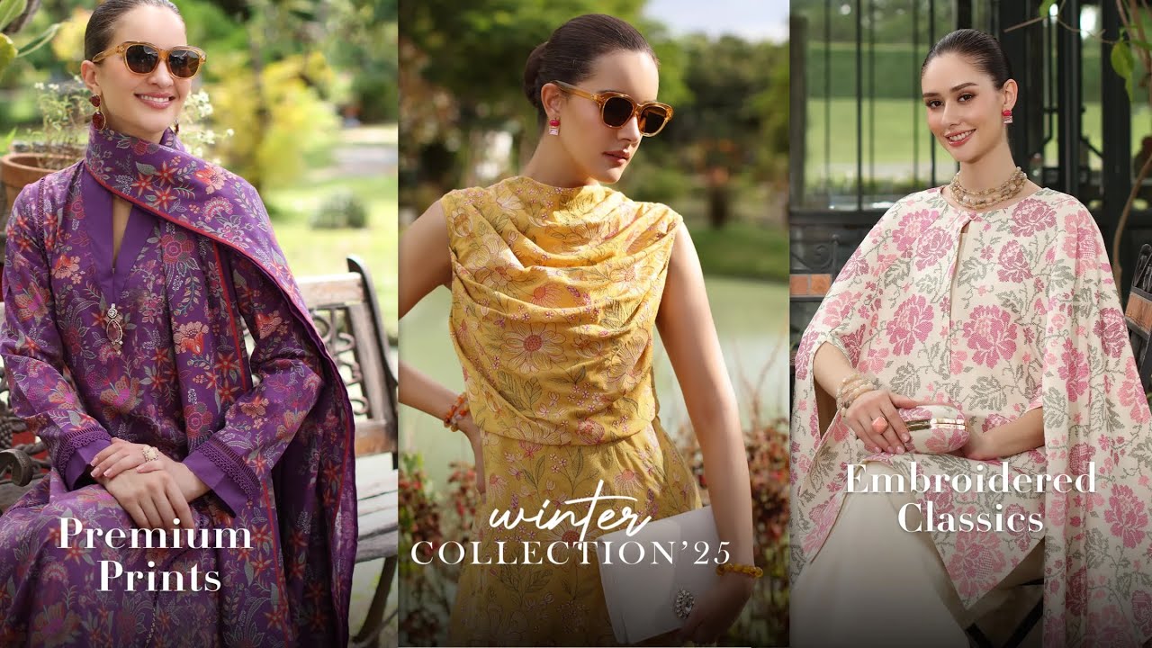 Winter Collection 2026 pakistani designer bareeze style embroidery  Suite 3pcs!