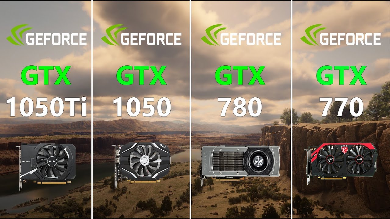 GTX 1050 Ti vs GTX 1050 vs GTX 780 vs GTX 770 Test in 7 Games