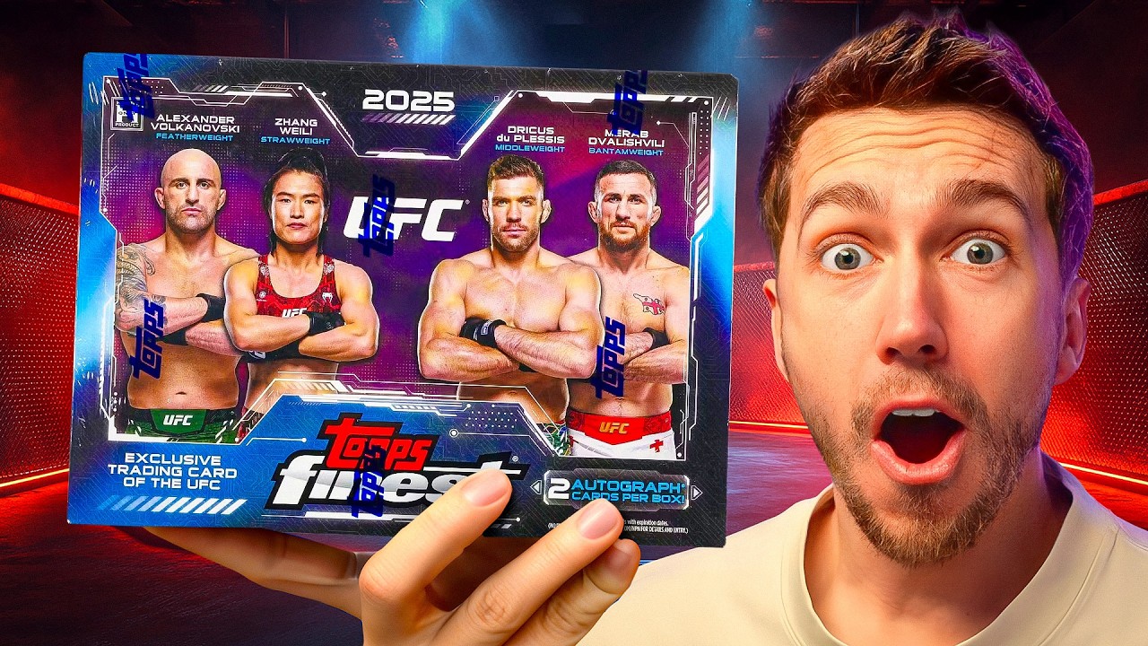 My FIRST TIME Opening UFC Cards!