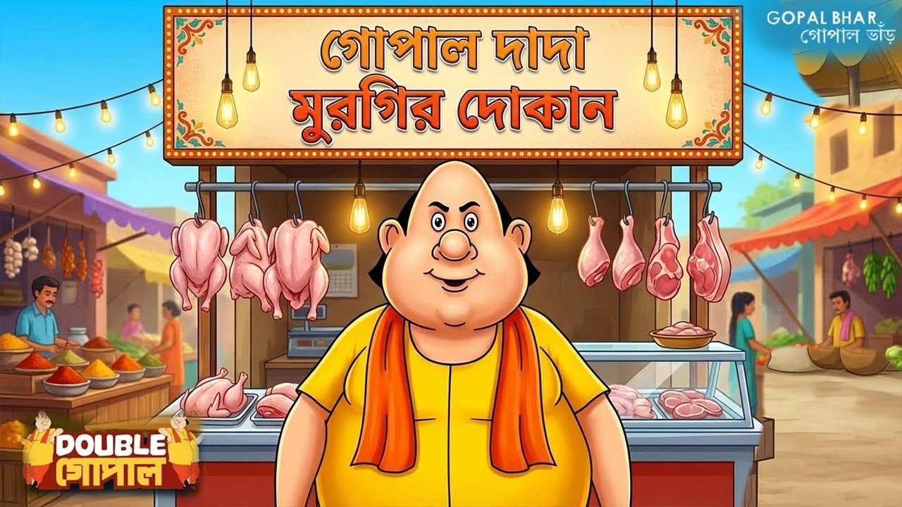 গোপাল দাদা যখন বাজারে খুললেন মুরগির মাংসের দোকান! | Hasmukh Gopal | New Episode