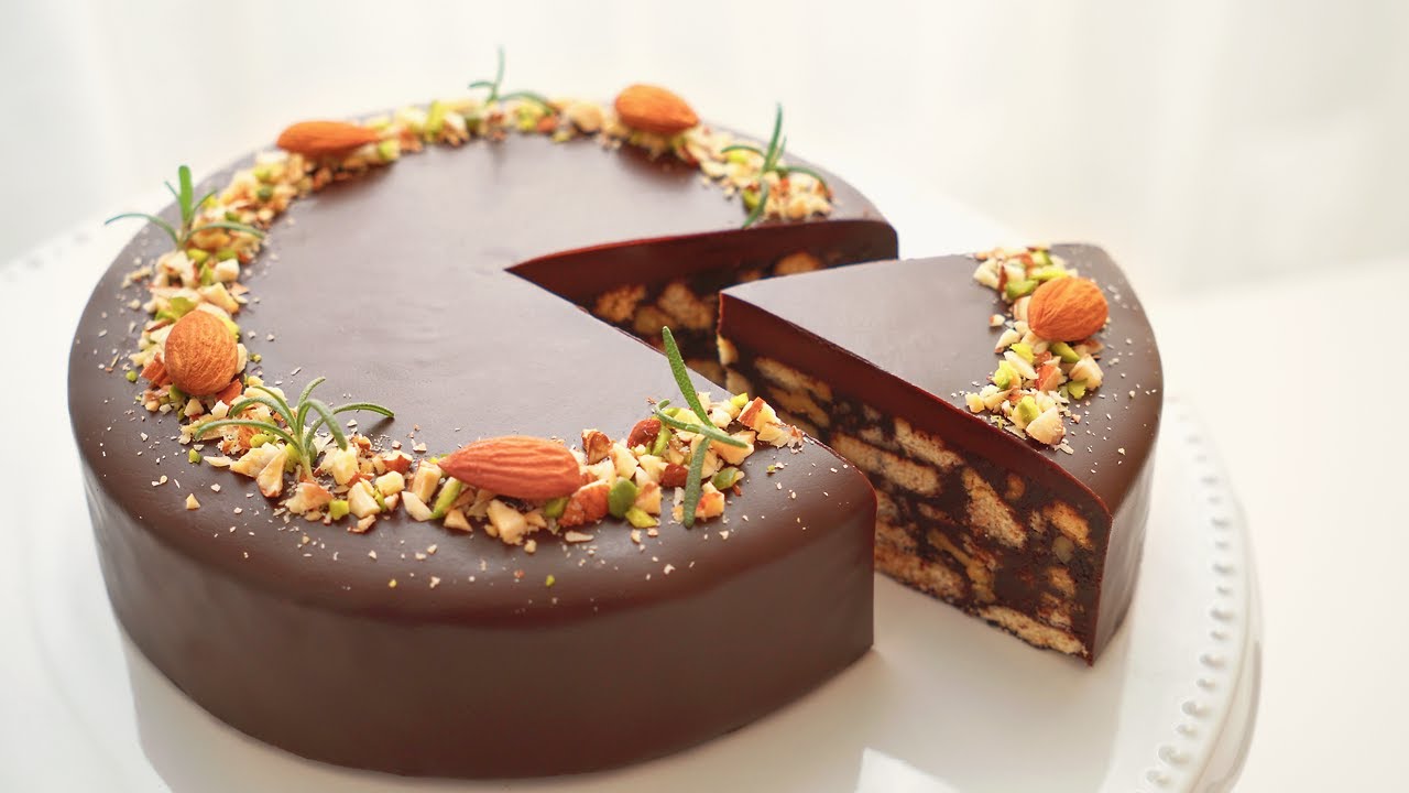 Chocolate Biscuit Cake ✿ No-Bake Easy Cake Recipe