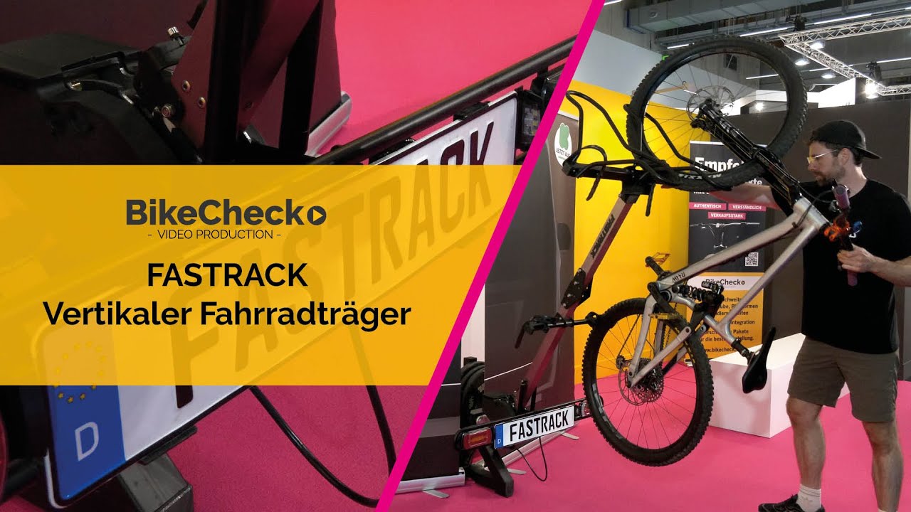 Fastrack: Radtr&auml;ger f&uuml;r aufrechten Fahrradtransport
