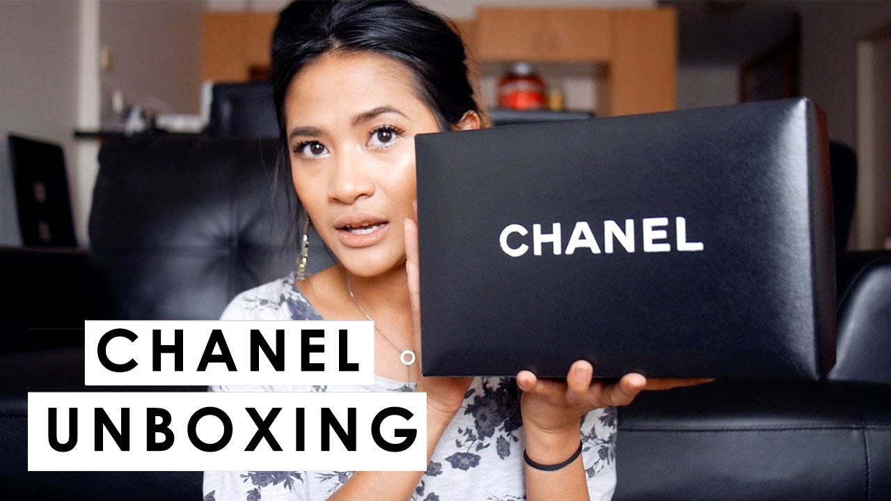 CHANEL UNBOXING!  Chanel Square Mini Flap Caviar SHW