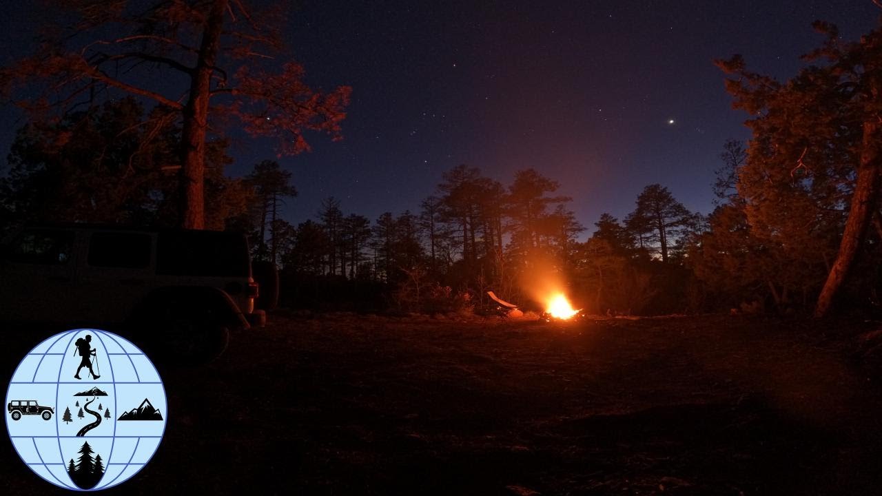 Camping and Jeep Wheeling on Mingus Mountain, Arizona