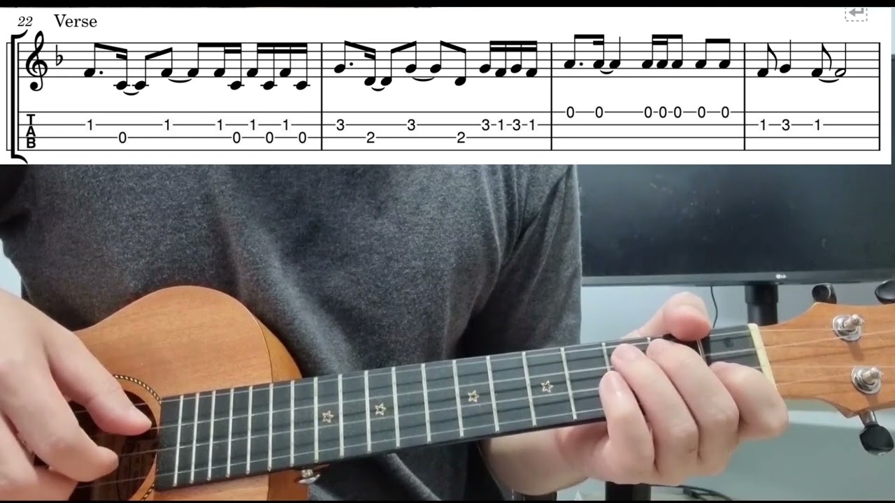 How Far I'll Go (Moana) - Easy Beginner Ukulele Tabs With Playthrough Tutorial Lesson