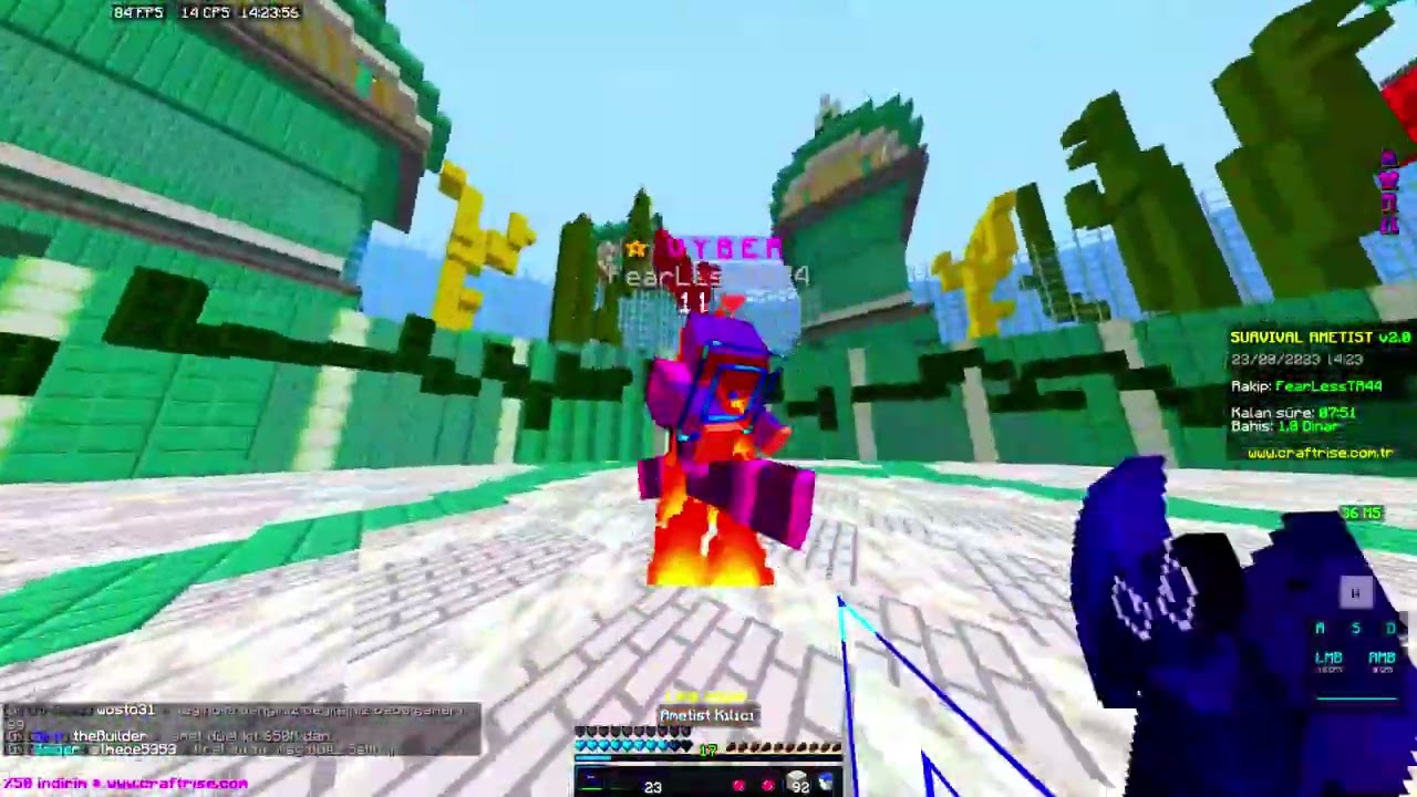 Survival ametist 2x Kral kesme Duel Pvp