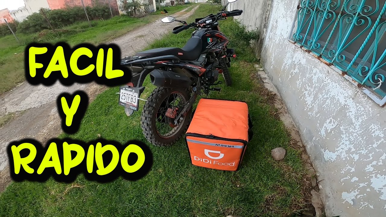 ⭕COMO MONTAR LA MOCHILA A LA MOTO ⁉️| DIDI FOOD |