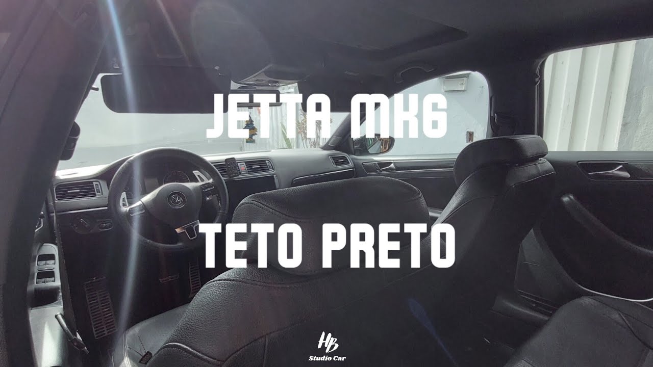 VW JETTA MK6 TECIDO FORRO DE TETO CAINDO PASSO A PASSO DESMONTAGEM COMPLETA TROCA PARA TECIDO PRETO