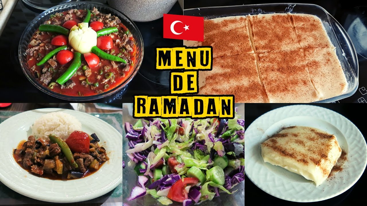 MEN&Uacute; TURCO: Şehzade Kebabı + Postre Tavuk G&ouml;ğs&uuml; #Ramadan