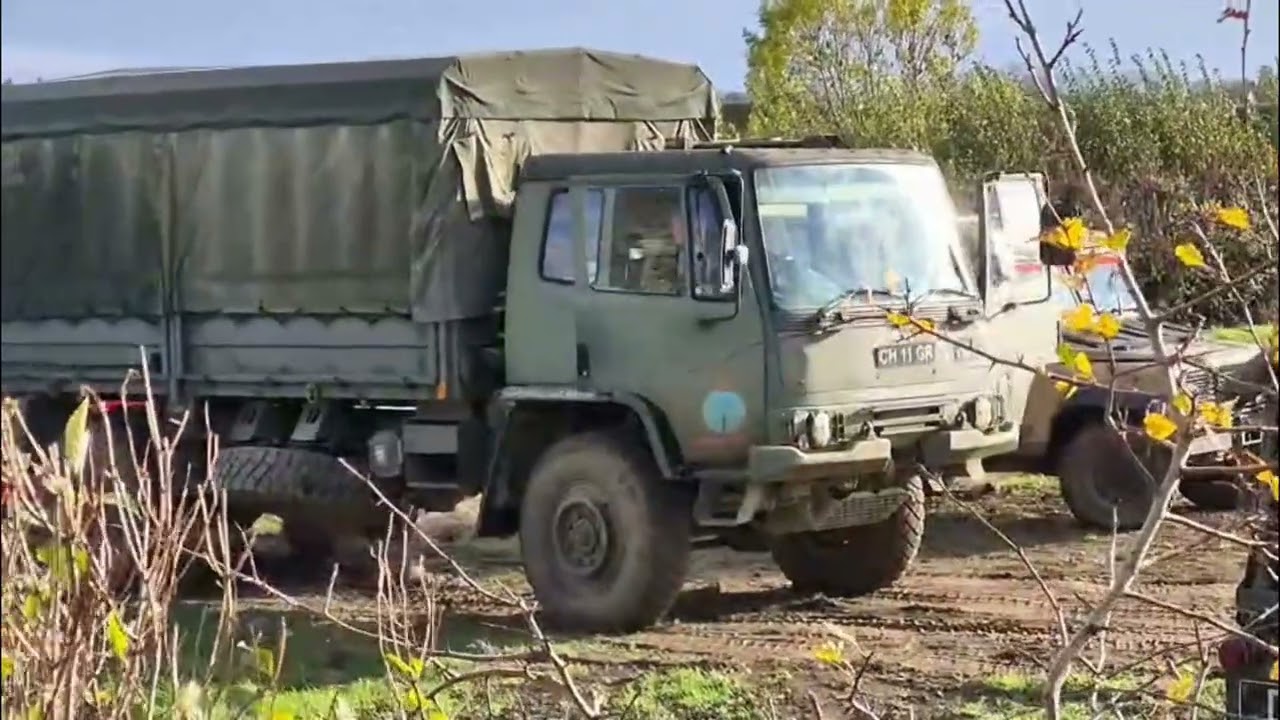 Me driving a truck and personnel carrier experience.