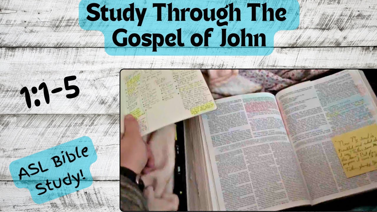 ASL Bible Study! | English Interpreted | ASL Practice