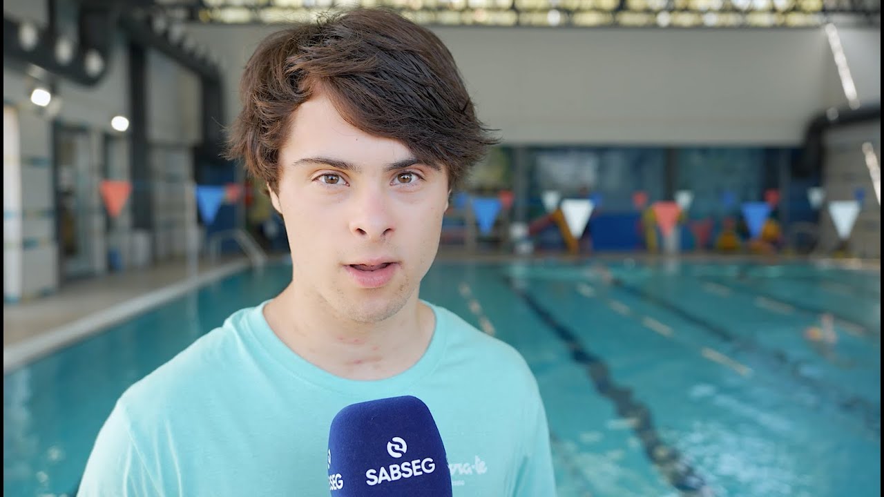 O Embaixador Vicente Pereira esteve no h2o Vita a dar uma aula de natação especial
