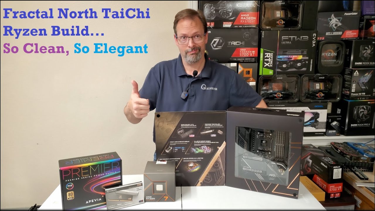 Fractal North TaiChi Ryzen Build...So Clean, So Elegant