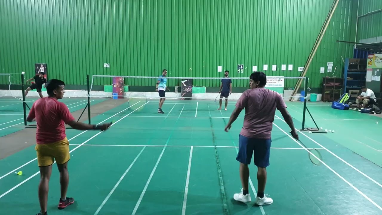Ashok & Sesha VS Soumya &  Soumyaa |Thirdcourt |Badminton |MensDoubles |ClubBadminton |YonexMavis350