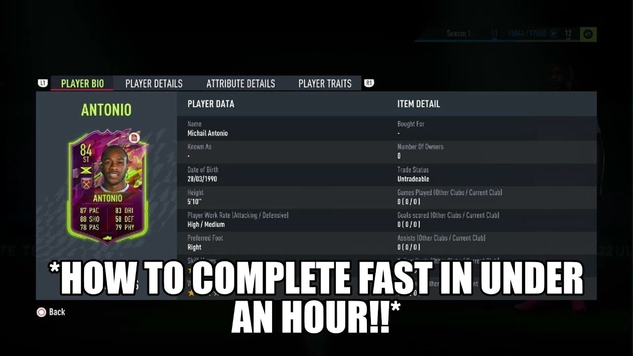 WOW! HOW TO COMPLETE 84 RULEBREAKERS ANTONIO PLAYER OBJECTIVE *FAST AND EASY*!! INSANE FREE CARD!