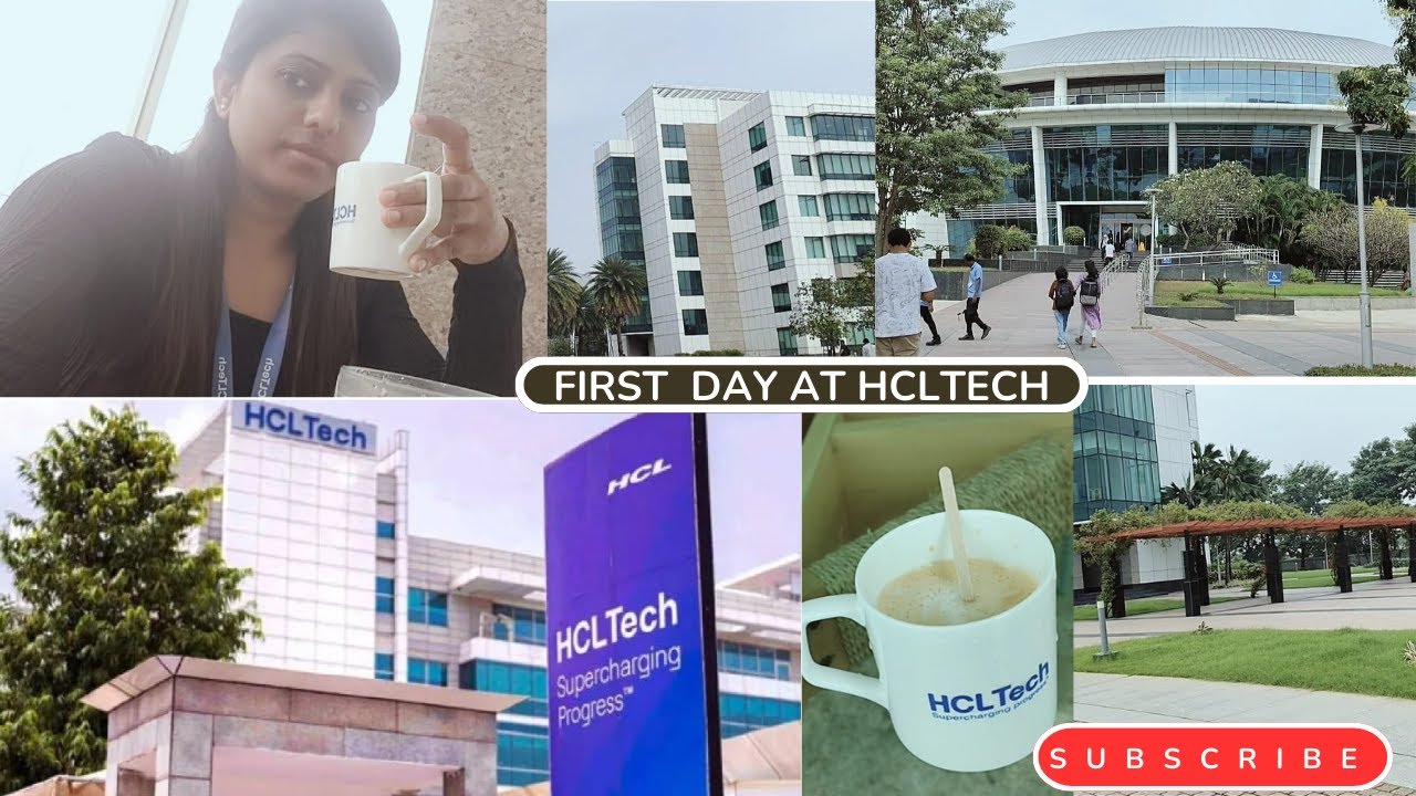 First day at HCLTech |HCL Joining day | HCL welcome kit | HCL chennai office