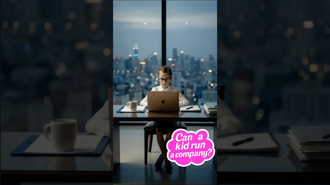 No way she&rsquo;s the CEO 😳💼? #MiniCEO #GirlPower #shorts