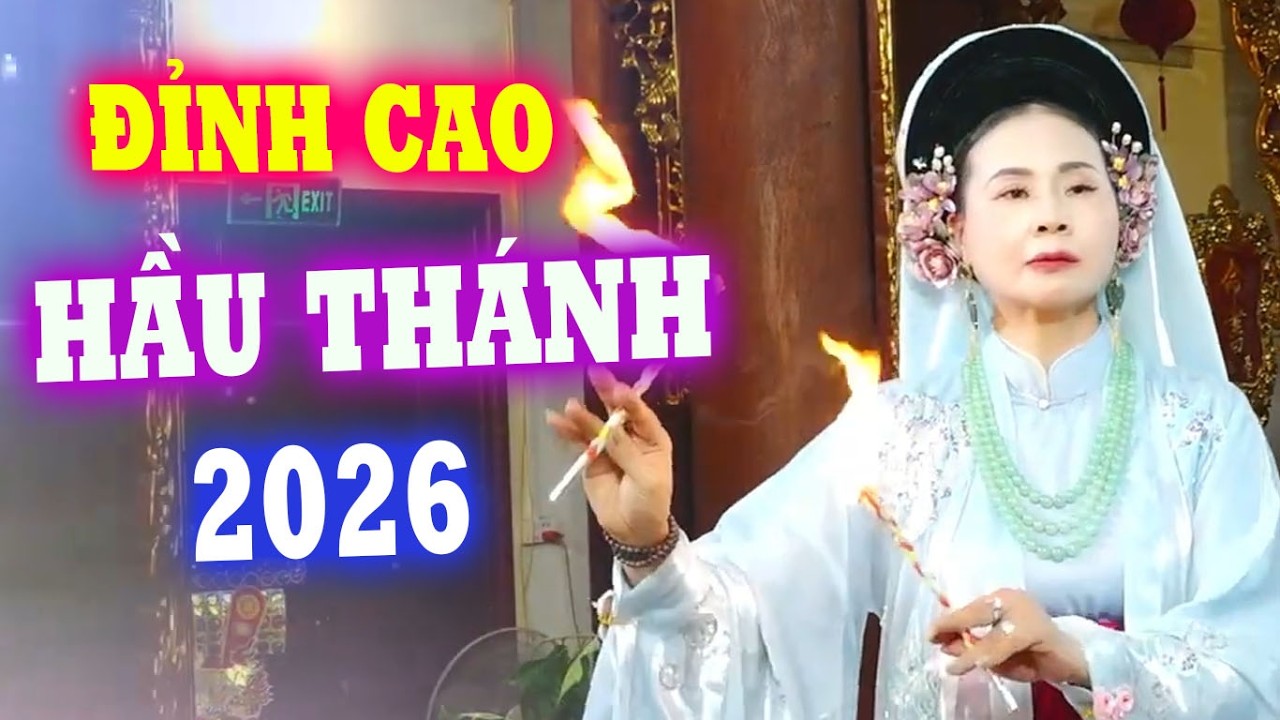 Đồng Thầy Vũ Thị Mận Ninh Bình hầu khai xuân 2026: Đỉnh cao uy nghiêm nơi cửa Thánh