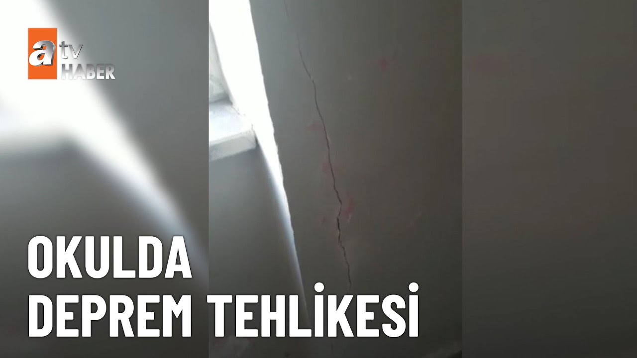 Okulun kolonlarında derin çatlak! - atv Ana Haber 23 Şubat 2023