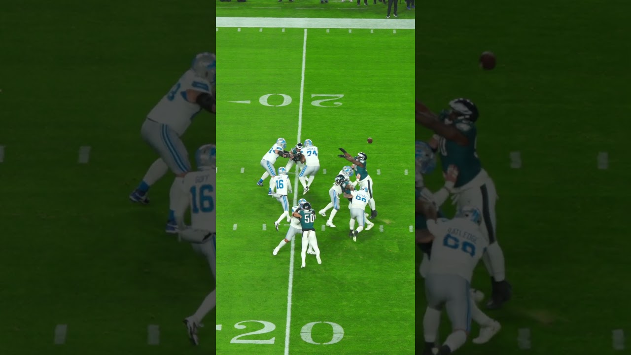 Cooper DeJean's interception in slo-mo #shorts