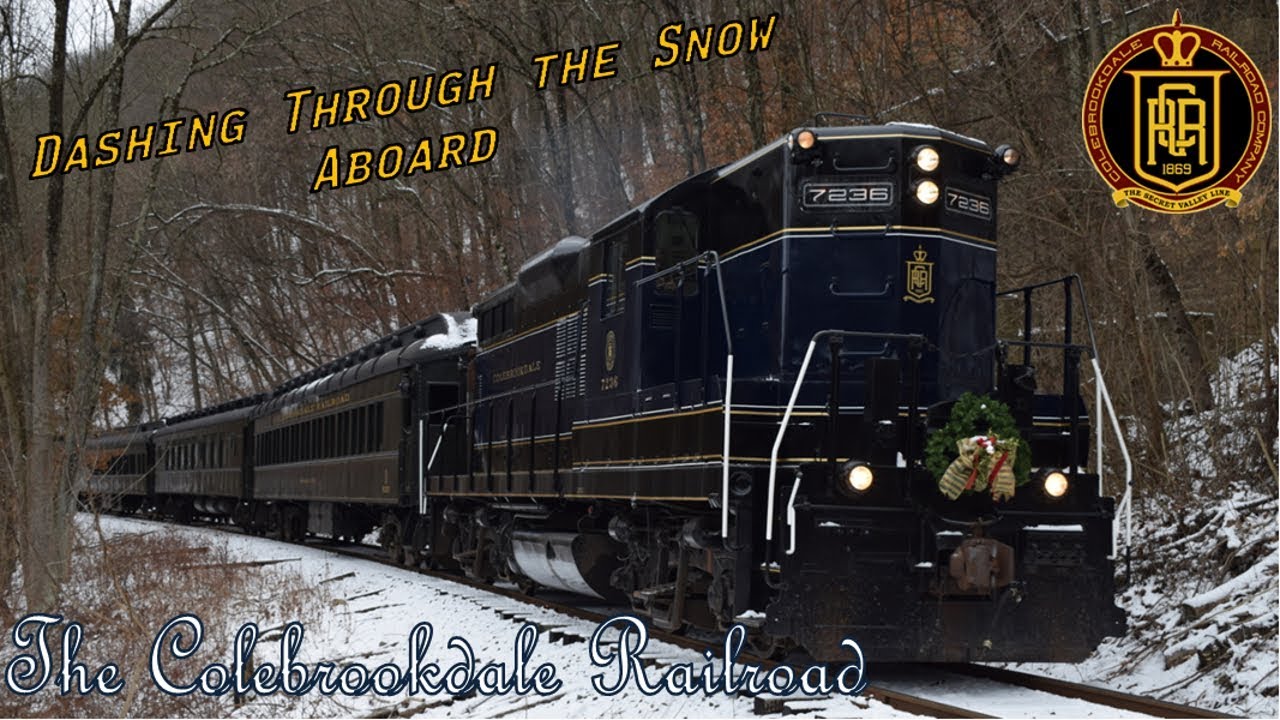 Dashing Through the Snow on the Colebrookdale Railroad