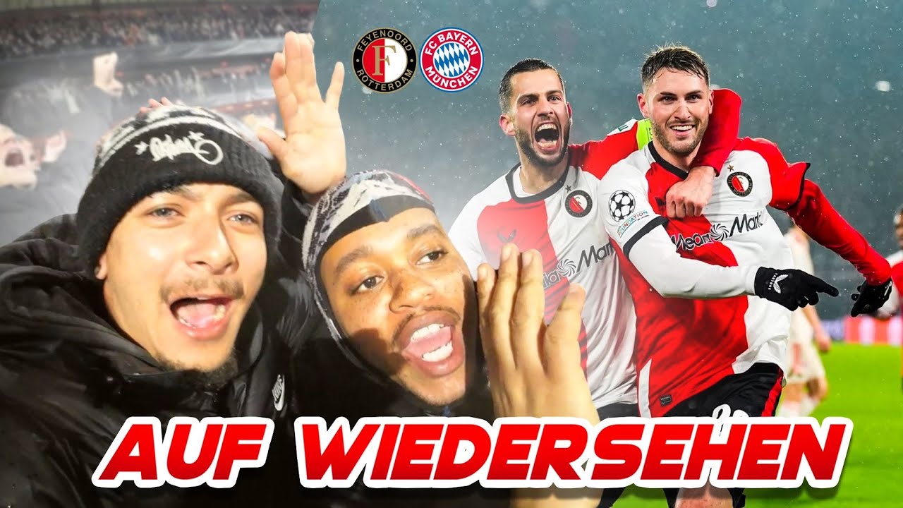 Champions League Feyenoord 3 - 0 Bayern Auf Wiedersehen! :: SKILLIECAM VLOGS