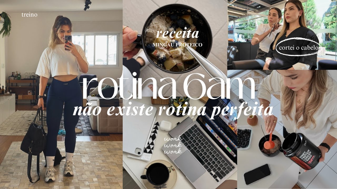 ROTINA 6am | TREINO, DIETA, MINGAU PROTEICO, ROTINA PERFEITA? FALANDO A REAL