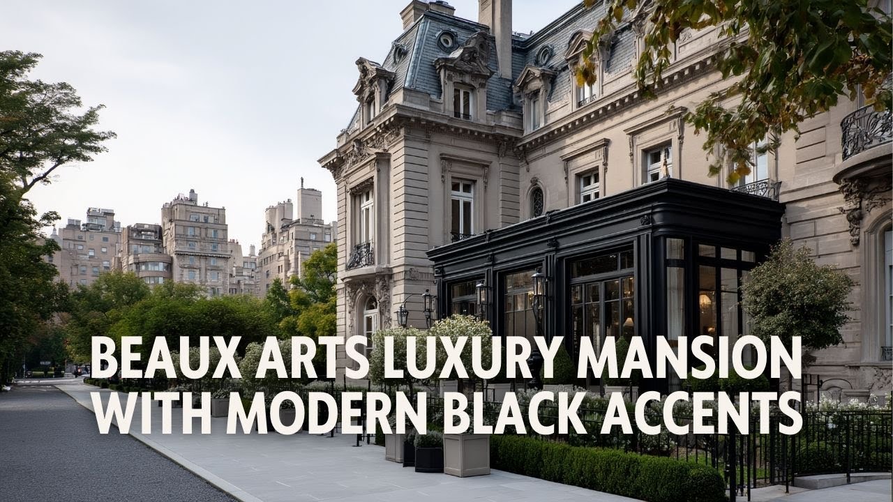 Beaux Arts Luxury Mansion with Modern Black Accents in New York&rsquo;s Iconic Upper East Side