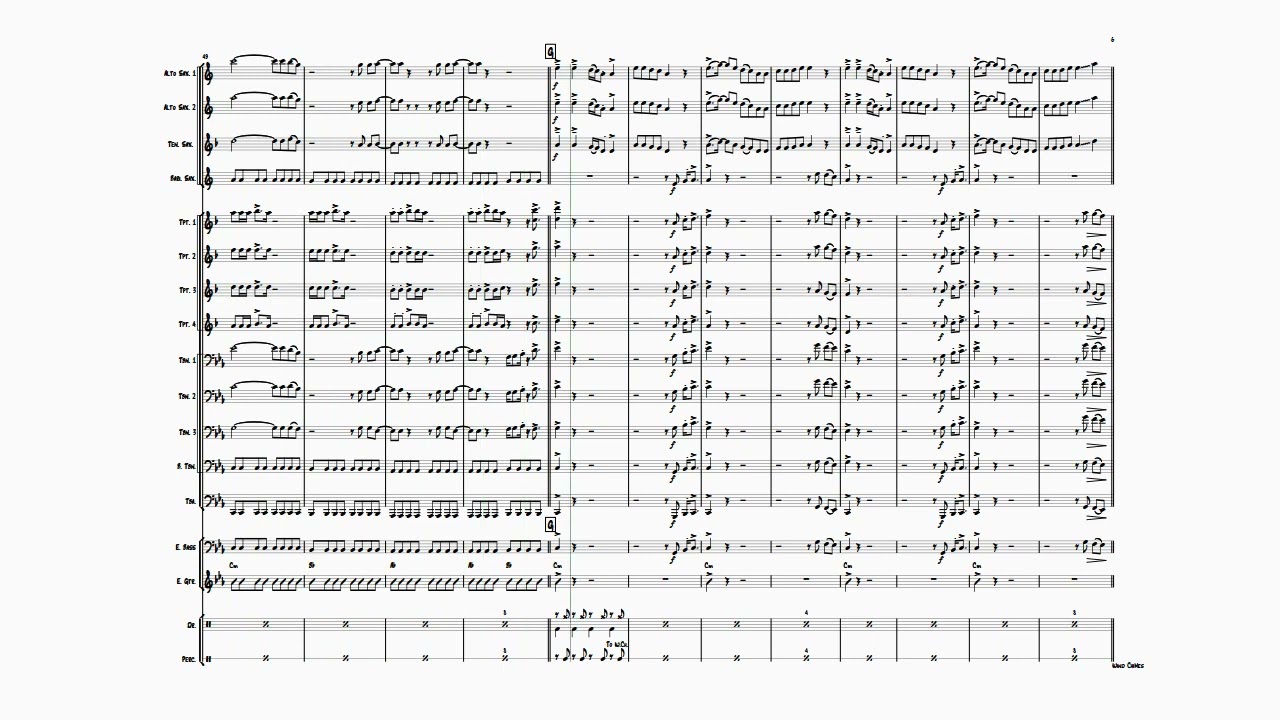 Rolling In The Deep for Jazz Ensemble arr. Andee Birkett