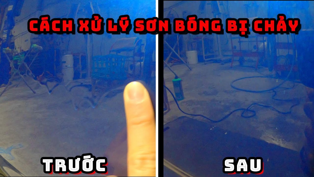 CÁCH XỬ LÝ SƠN BÓNG BỊ CHẢY | SƠN Ô TÔ | 2023 | 4K ULTRA HD