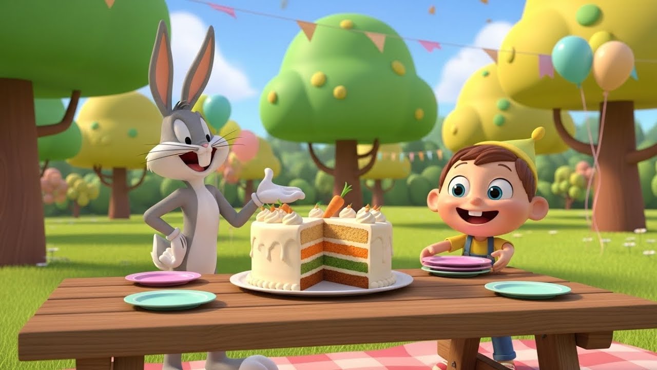 Bugs Bunny Hides the Carrot Cake | Kids Songs & Nursery Rhymes