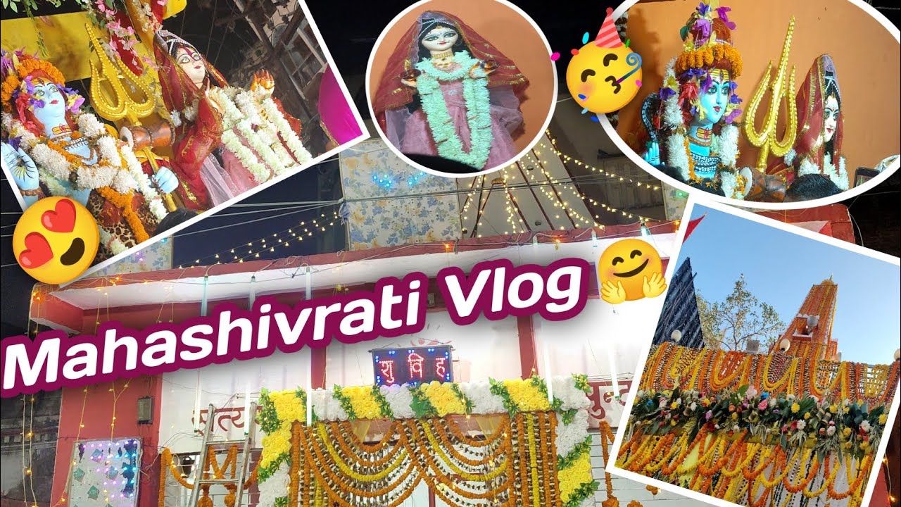 Mahadev Mata Parvati 🥰 Vivah Vlog ll Mahashivrati 🥳