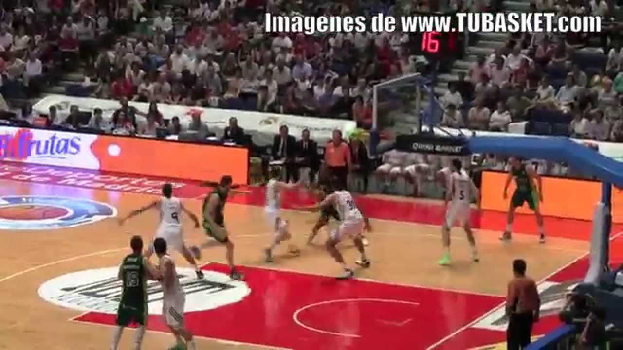 Imágenes de la camarita del polémico minuto final del Real Madrid-Unicaja