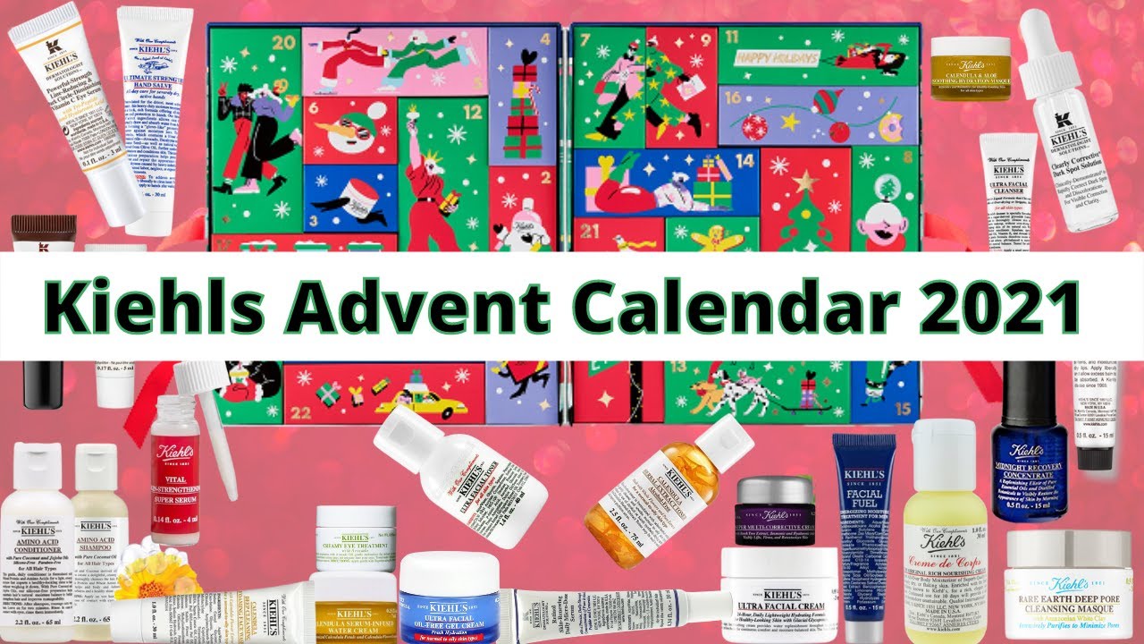 Kiehl’s Advent Calendar 2021 Reveal