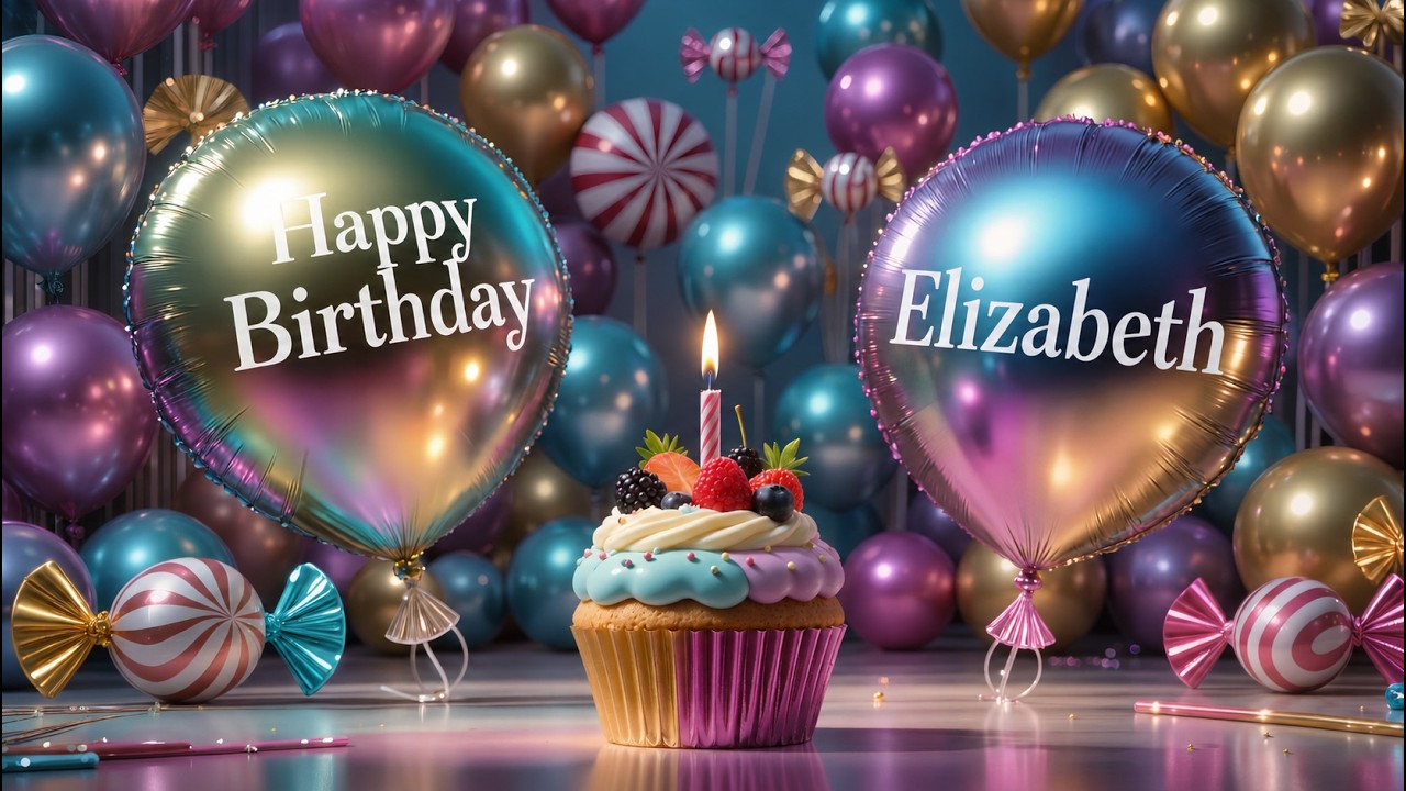 Happy Birthday Elizabeth! 🎉 Beautiful Birthday Wishes & Celebration Video