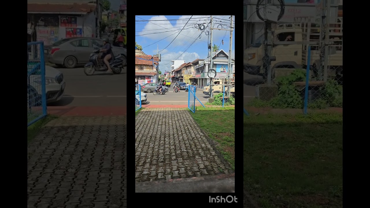 മാളയുടെ ഹൃദയത്തിൽ നിന്ന് ഒരു നോക്ക് 💯The beauty of Mala Town #shortvideo #trending #viralvideo 🦋💞
