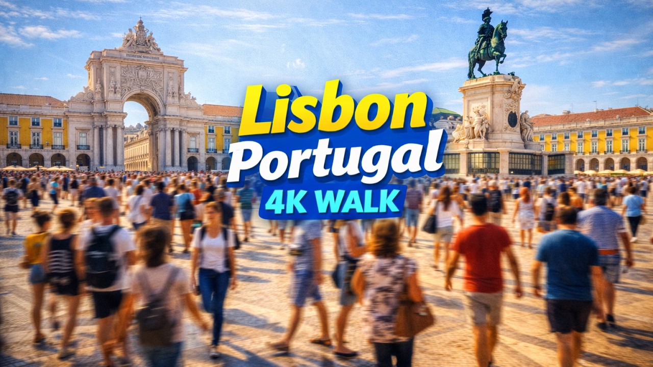 Lisbon Fast Walk 4K – Visual Anchor for Restless Energy