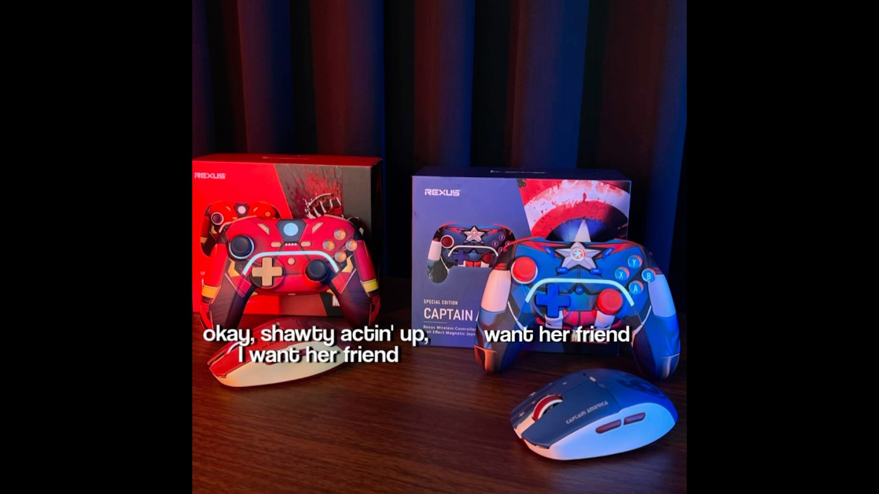 Dynamic duo marvel #rexus #marvel #mouse #gamepad