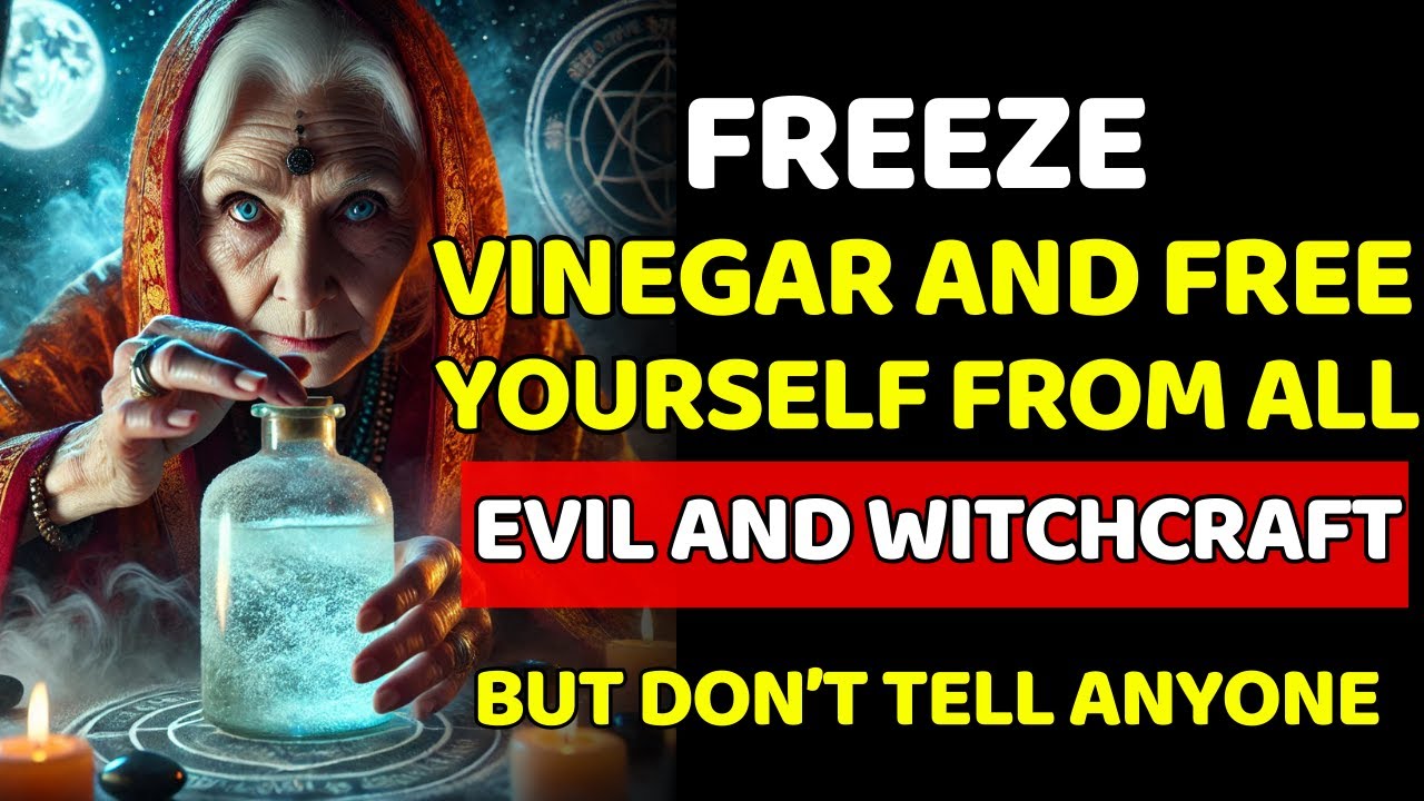 😱 SEND BACK ALL EVIL AND WITCHCRAFT BY FREEZING VINEGAR | Buddhist Teachings